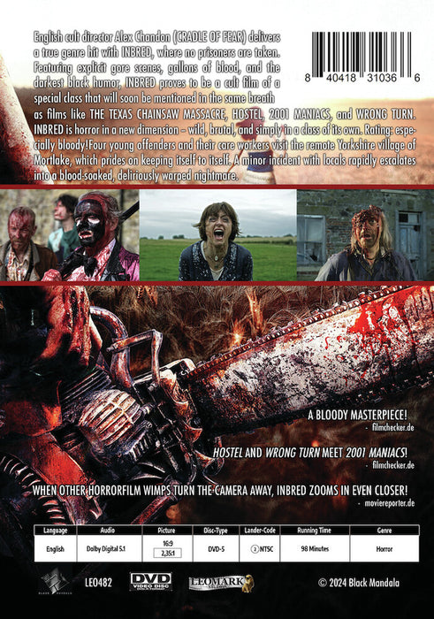Inbred (MOD) (DVD Movie) - back cover art