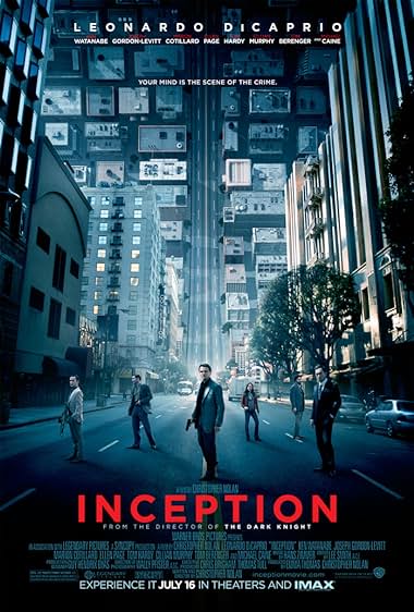 Inception DVD - movie cover art