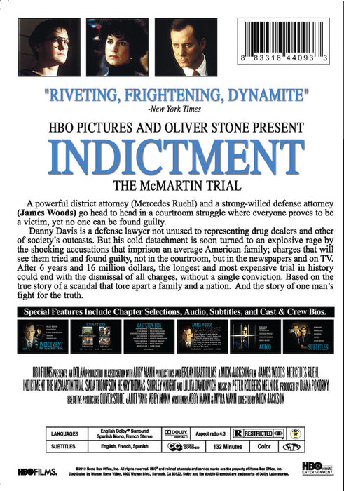 Indictment: The McMartin Trial (MOD) (DVD Movie) - back cover art