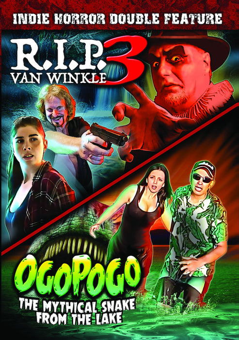 Indie Horror Double Feature: R.I.P. Van Winkle Part 3 (2023) / OGOPOGO: The Mythical Snake from the Lake (2022) (MOD) (DVD Movie) - movie cover art