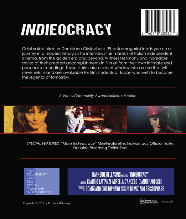 Indieocracy (MOD) (BluRay Movie) - back cover art
