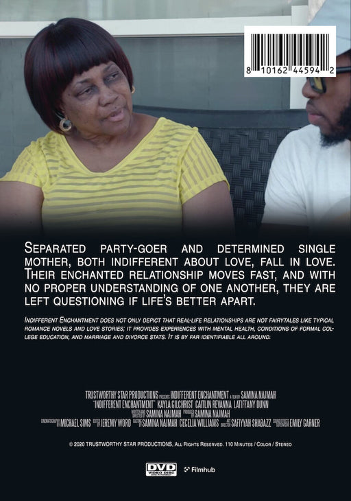 Indifferent Enchantment (MOD) (DVD Movie) - back cover art