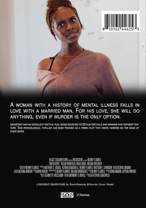 Inexistent (MOD) (DVD Movie) - back cover art