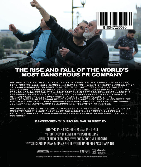Influence (MOD) (BluRay Movie) - back cover art
