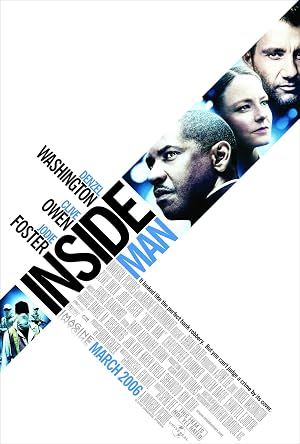 Inside Man DVD - movie cover art