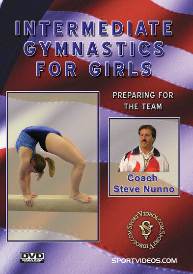 Intermediate Gymnastics for Girls - Preparing For The Team (MOD) (DVD Movie) - movie cover art