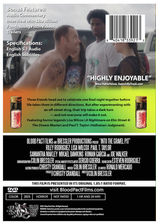 Into the Gravel Pit (MOD) (DVD Movie) - back cover art