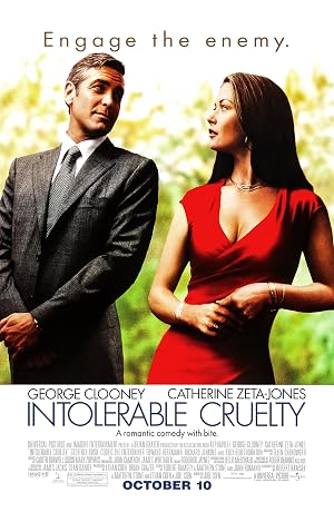 Intolerable Cruelty DVD - movie cover art