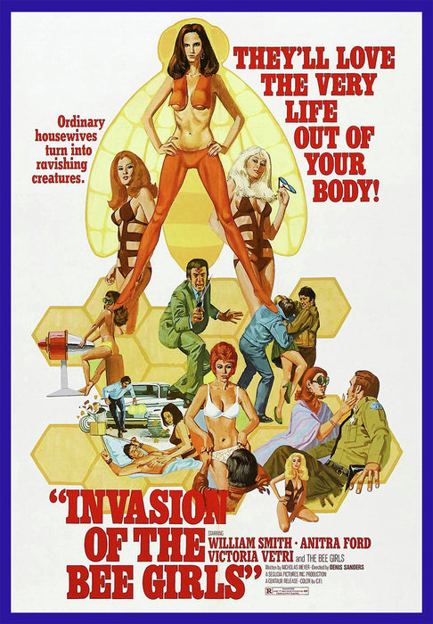 Invasion of the Bee Girls Anamorphic Widescreen (MOD) (DVD Movie) - movie cover art