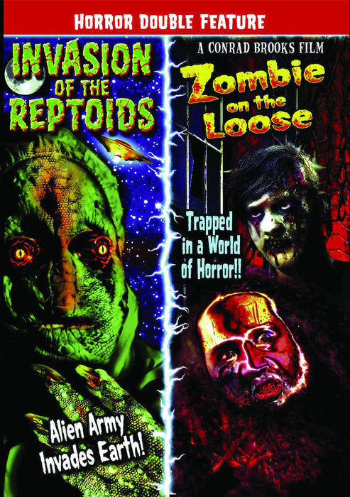 Invasion of the Reptoids (2011) / Zombie on the Loose (2010) (MOD) (DVD MOVIE)