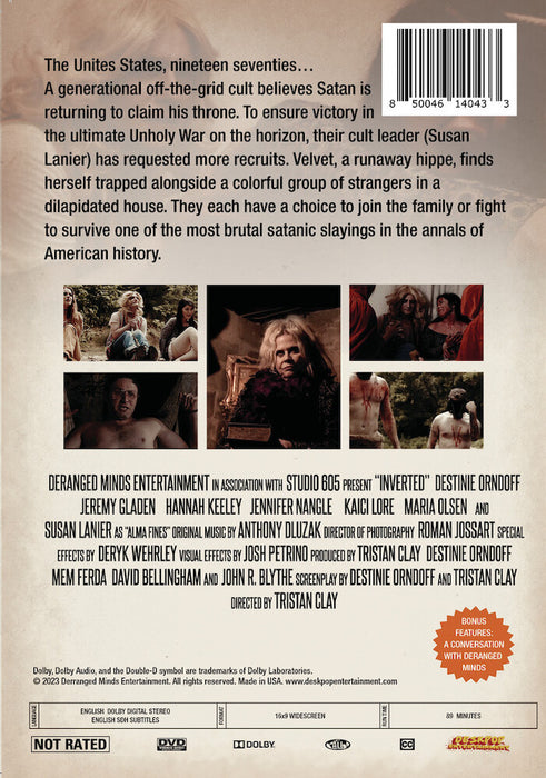 Inverted (MOD) (DVD Movie) - back cover art