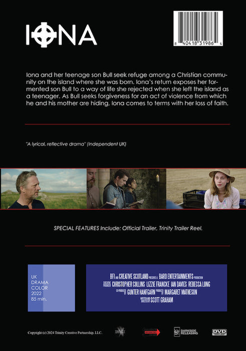 Iona (MOD) (DVD Movie) - back cover art