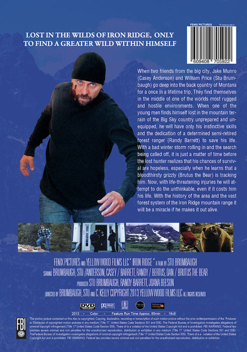 Iron Ridge (MOD) (DVD Movie) - back cover art