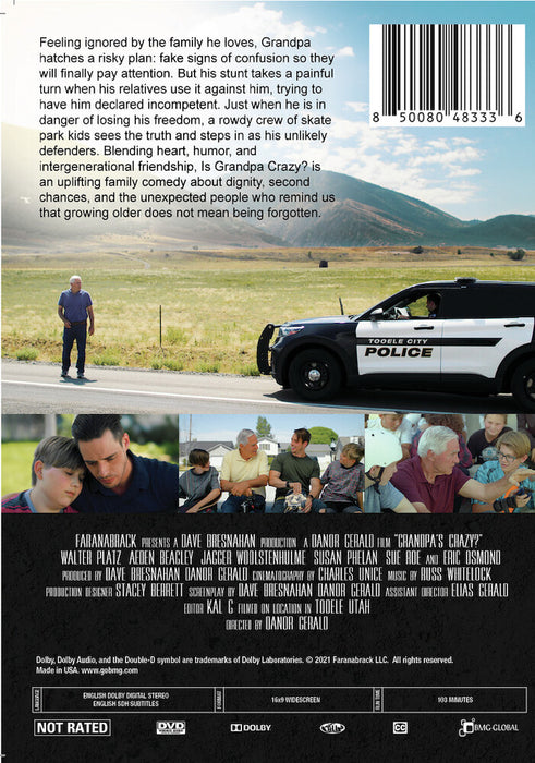 Is Grandpa Crazy? (MOD) (DVD Movie) - back cover art