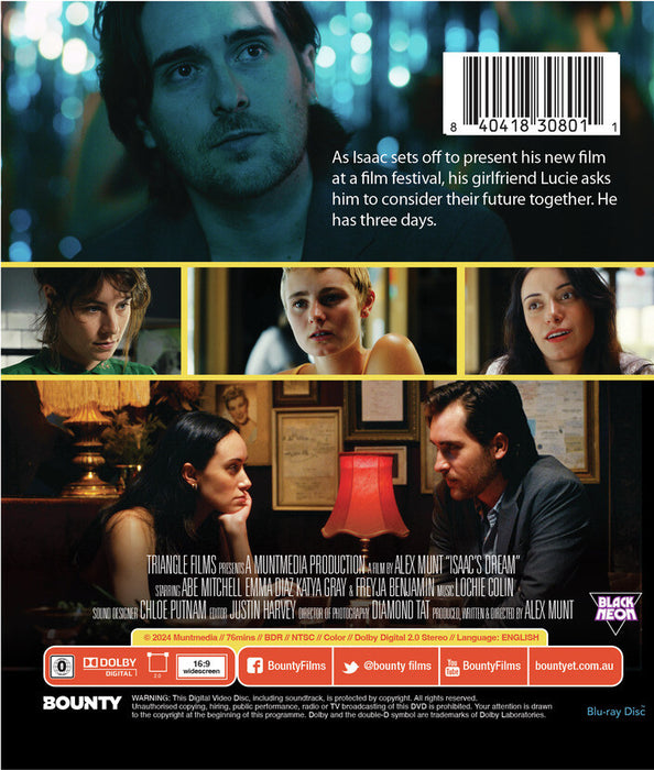 Isaac's Dream (MOD) (BluRay Movie) - back cover art