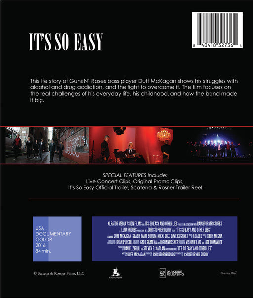 It's So Easy (MOD) (BluRay Movie) - back cover art