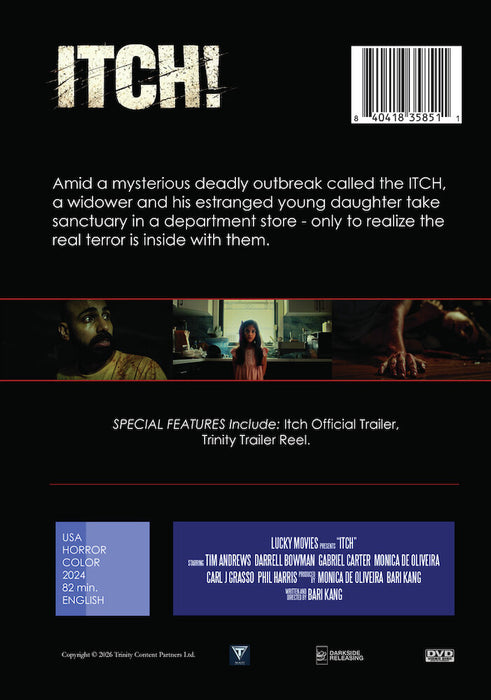 Itch (MOD) (DVD Movie) - back cover art