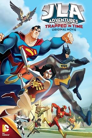 JLA Adventures: Trapped in Time DVD - movie cover art