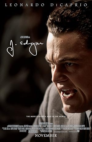 J. Edgar DVD - movie cover art