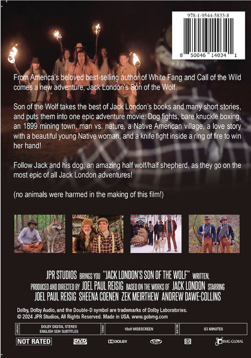 Jack London's Son of the Wolf (MOD) (DVD Movie) - back cover art
