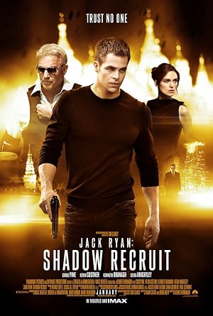 Jack Ryan: Shadow Recruit Blu-ray - movie cover art