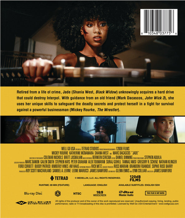 Jade (MOD) (BluRay Movie) - back cover art