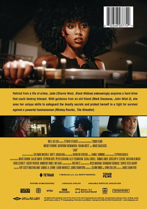 Jade (MOD) (DVD Movie) - back cover art