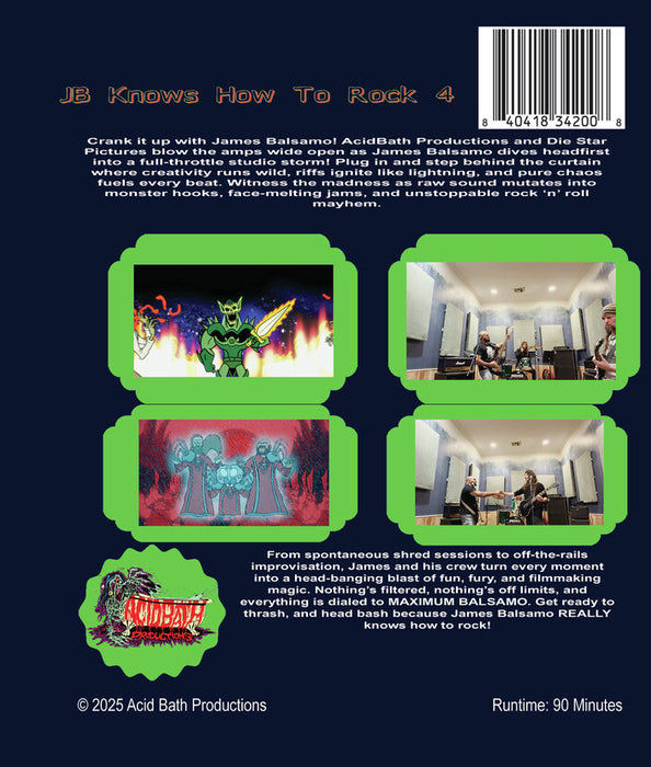James Balsamo Knows How To Rock 4 (MOD) (BluRay Movie) - back cover art