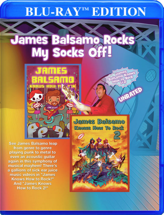 James Balsamo Rocks My Socks off Double Pack! (MOD) (BluRay Movie) - movie cover art