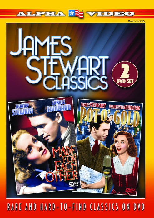 James Stewart Classics: Made For Each Other (1939) / Pot O'Gold (1941) (MOD) (DVD MOVIE)