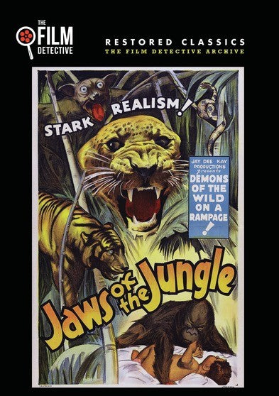 Jaws of the Jungle (The Film Detective Restored Version) (MOD) (DVD Movie) - movie cover art