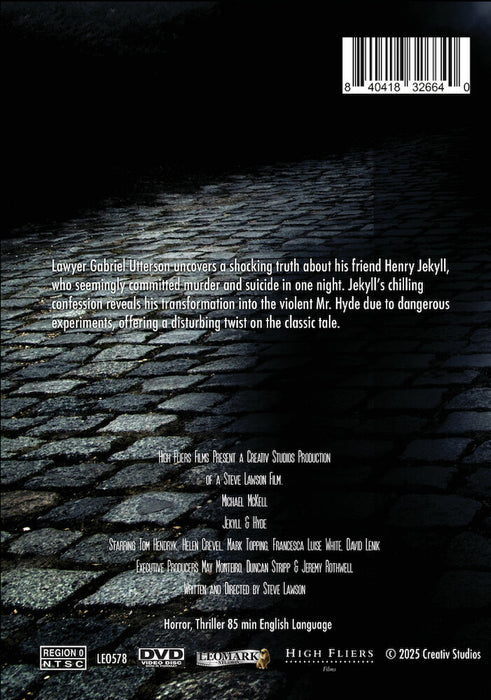 Jekyll & Hyde (MOD) (DVD Movie) - back cover art