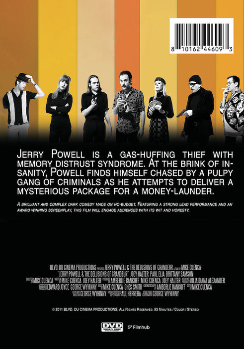 Jerry Powell & the Delusions of Grandeur (MOD) (DVD Movie) - back cover art