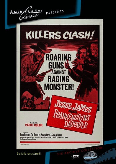 Jesse James Meets Frankenstein's Daughter (MOD) (DVD Movie) - movie cover art