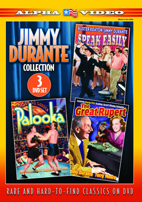 Jimmy Durante Collection (Speak Easily / Palooka / The Great Rupert) (3 (MOD) (DVD Movie) - movie cover art