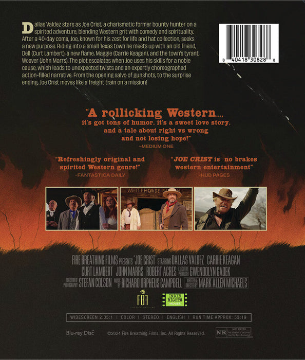 Joe Crist (MOD) (BluRay Movie) - back cover art