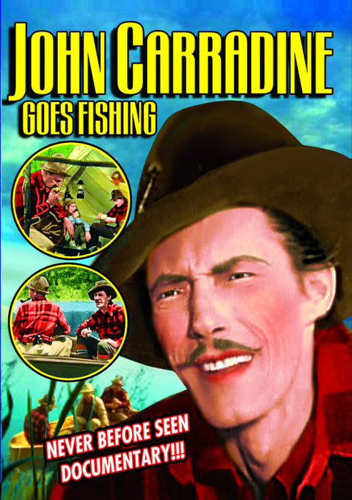 John Carradine Goes Fishing (MOD) (DVD MOVIE) - movie cover art