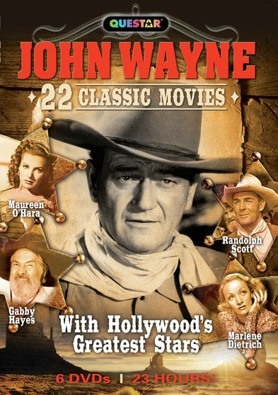 John Wayne 22 Classic Movies (MOD) (DVD Movie) - movie cover art
