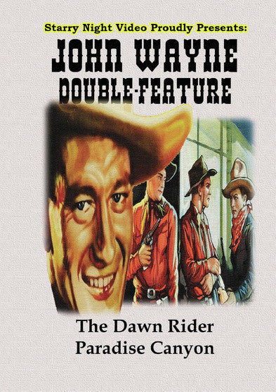 John Wayne Double Feature #10 - The Dawn Rider & Paradise Canyon (MOD) (DVD Movie) - movie cover art