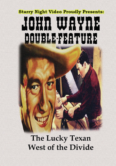 John Wayne Double Feature #4 - The Lucky Texan & West of the Divide (MOD) (DVD Movie) - movie cover art