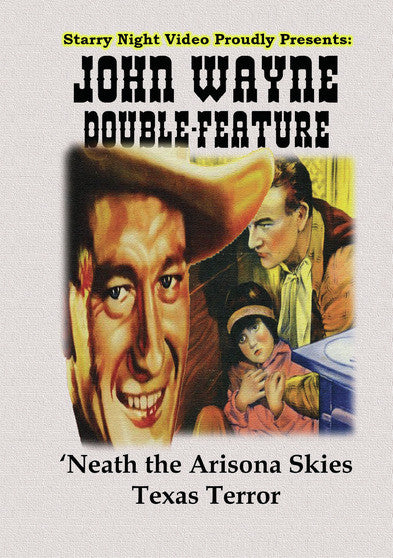 John Wayne Double Feature #8 - 'Neath the Arizona Skies & Texas Terror (MOD) (DVD Movie) - movie cover art