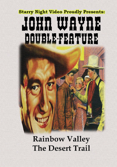 John Wayne Double Feature #9 - Rainbow Valley & The Desert Trail (MOD) (DVD Movie) - movie cover art