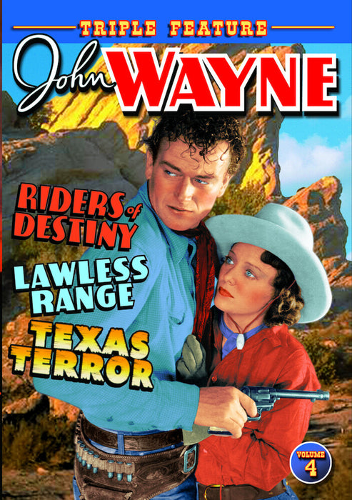 John Wayne Triple Feature, Volume 4 (Riders of Destiny / Lawless Range (MOD) (DVD MOVIE)