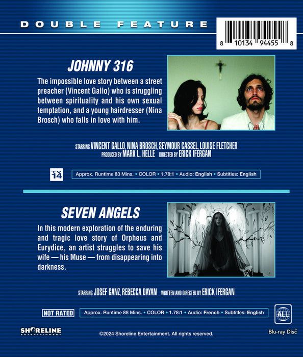 Johnny 316 / Seven Angels (MOD) (BluRay Movie) - back cover art
