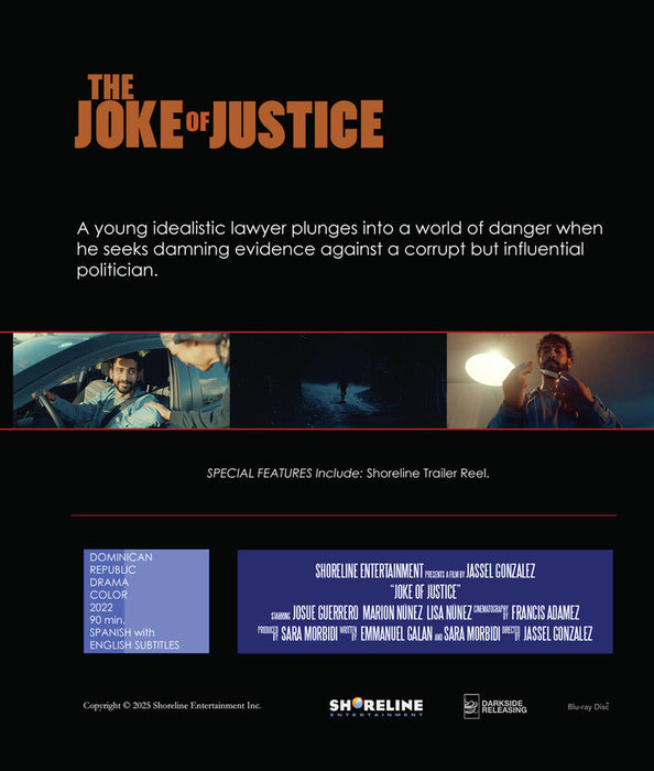 Joke of Justice (MOD) (BluRay Movie) - back cover art