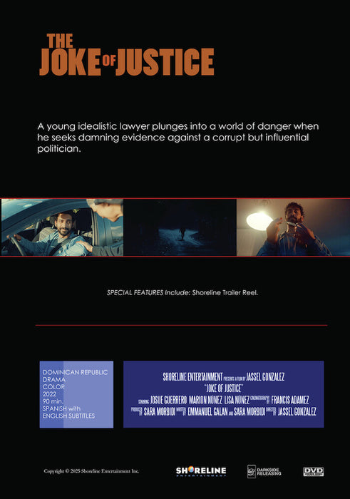Joke of Justice (MOD) (DVD Movie) - back cover art