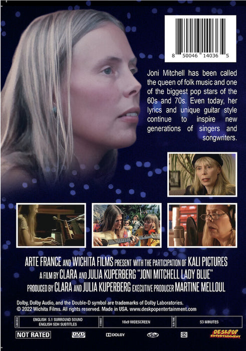 Joni Mitchell, Lady Blue (MOD) (BluRay Movie) - back cover art