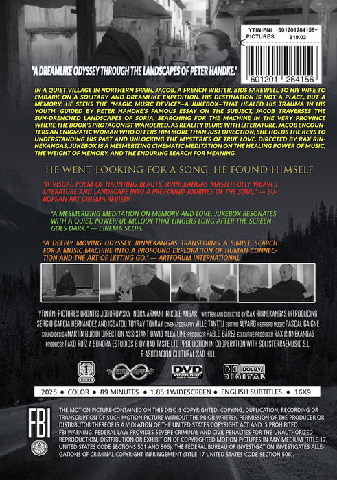 Jukebox (MOD) (DVD Movie) - back cover art