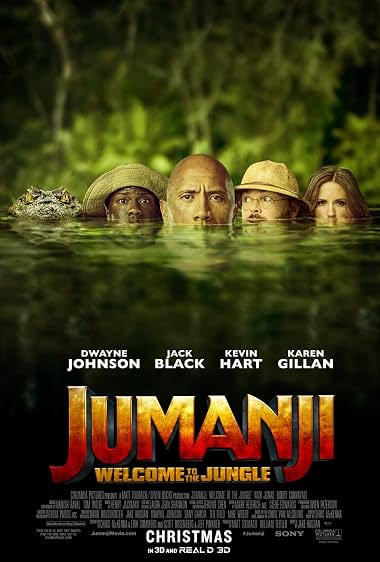 Jumanji: Welcome to the Jungle DVD - movie cover art