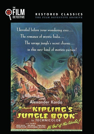 Jungle Book (Theh Film Detective Restored Version) (MOD) (DVD Movie) - movie cover art